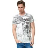 Rusty Neal - Biker T-shirt - Normale Pasvorm - 100% Katoen