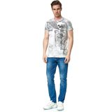 Rusty Neal - Biker T-shirt - Normale Pasvorm - 100% Katoen
