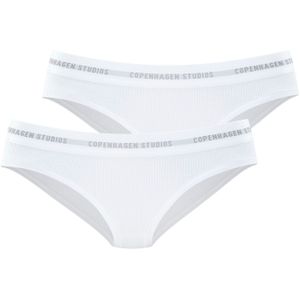OTTO Copenhagen Studios Bikinibroekje - Wit - Bio-katoen - Set van 2