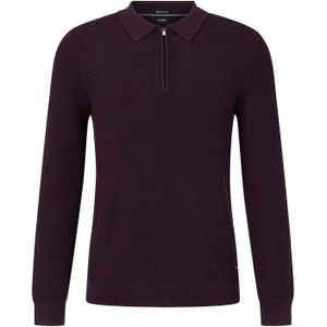 JOOP! - Nadimo - Poloshirt - Donkerlila - Lange Mouw