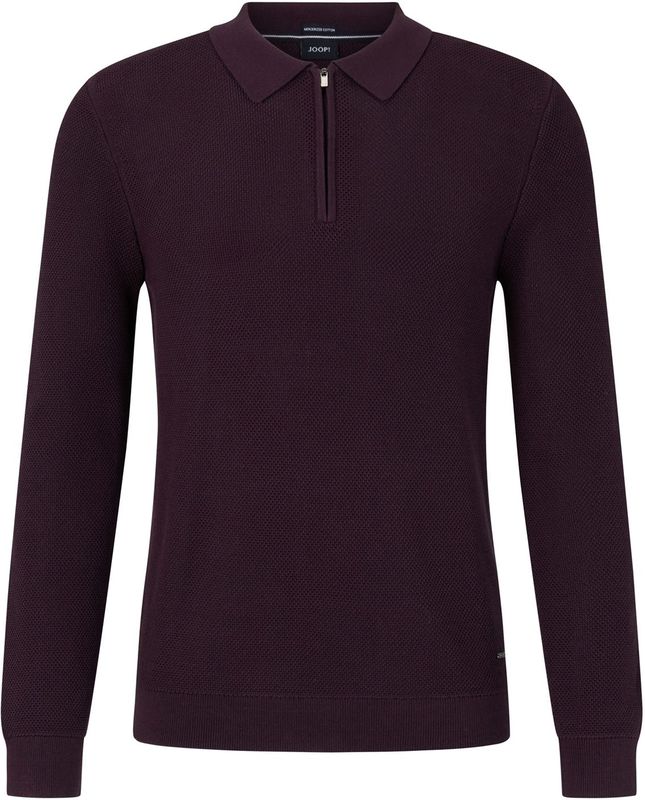 JOOP! - Nadimo - Poloshirt - Donkerlila - Lange Mouw