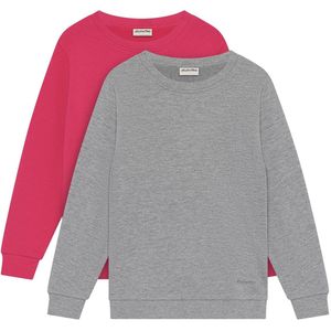 MINYMO Trui ' MISweatshirt '  grijs / magenta