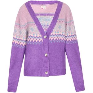 IZIA Gebreid vest  lila / sering
