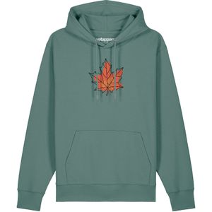 Watapparel Sweatshirt 'Herbst'  groen / oranje / zwart
