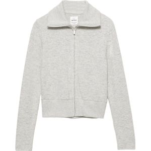 Pull&Bear Gebreid vest  lichtgrijs