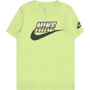 Nike Sportswear Shirt 'FUTURA'  limoen / zwart / wit