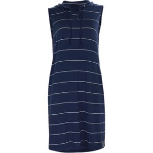 VIVID Jurk  donkerblauw / wit