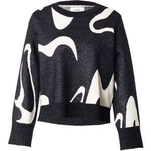 NÜMPH Trui 'NUMITZY'  zwart / wit