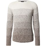JOOP! - Maximilio - Gebreide Trui - Crème / Beige Gemêleerd / Bruin Gemêleerd