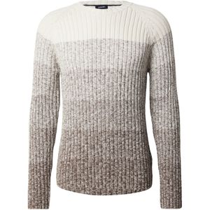JOOP! - Maximilio - Gebreide Trui - Crème / Beige Gemêleerd / Bruin Gemêleerd