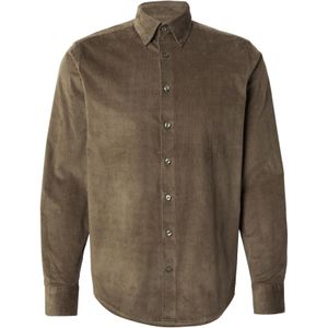 Bruun & Stengade Overhemd 'Monti'  olijfgroen