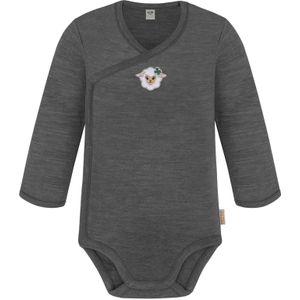 normani Rompertje/body 'Kaitaia'  antraciet / wit