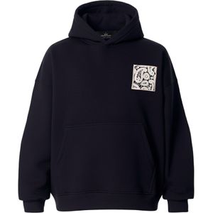 MARTIN VALEN Sweatshirt  zwart / wit