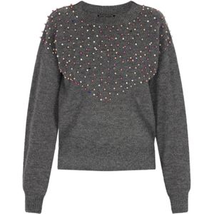 faina Trui  donkergrijs