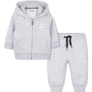 BOSS Joggingpak  lichtgrijs