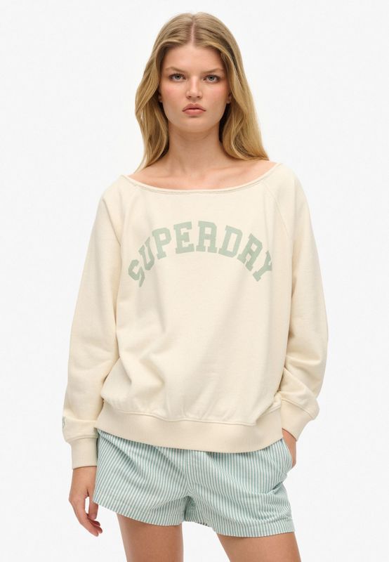 Superdry - Athletic Essentials Bardot Crew - Sweatshirt - Oversized
