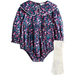 Next Set  navy / petrol / rosa / wit