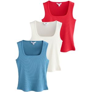 Next Top  duifblauw / rood / wit