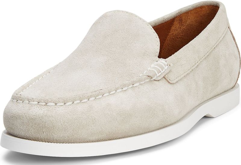 Polo Ralph Lauren - MERTON - Instappers - Crème - Leer en Suède