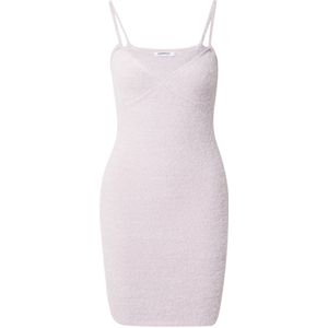 GLAMOROUS Gebreide jurk  lichtroze / zilver