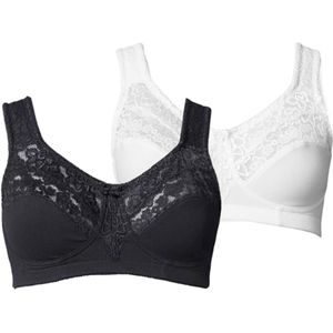 PETITE FLEUR BH  zwart / wit