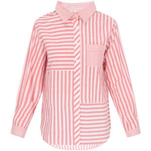 SANIKA Blouse 'Fashion Look'  framboos / wit