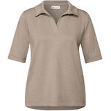 STREET ONE Shirt  donkerbeige
