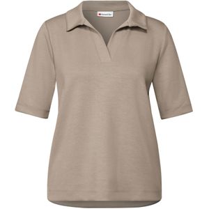 STREET ONE Shirt  donkerbeige