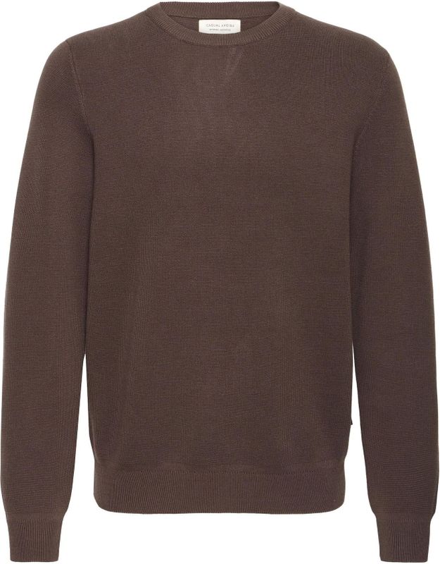 Casual Friday - CFTHEO - Trui - Donkerbruin - Knitwear
