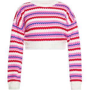 IZIA Trui  blauw / pink / rood / wit