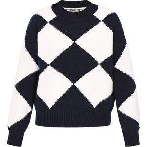 DreiMaster Maritim Trui  zwart / offwhite