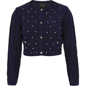 faina Gebreid vest 'Fashion Look'  marine