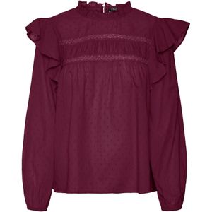 VERO MODA Blouse 'VMTRINE'  wijnrood