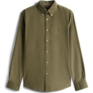 Tommy Hilfiger - Corduroy Overhemd - Effen - Regular Fit - Puur Katoen