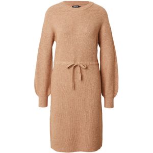 ONLY Gebreide jurk 'KATIA'  mokka