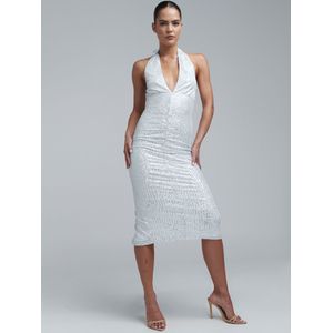 BWLDR Cocktailjurk 'Brylee'  wit