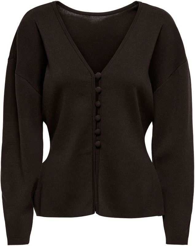 JDY Gebreid vest 'JDYAstra'  donkerbruin