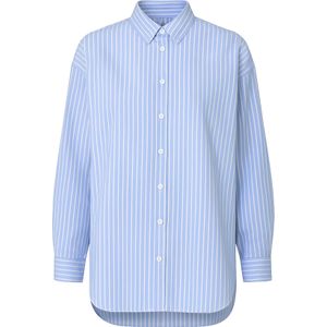 Touche Prive Blouse  azuur / wit