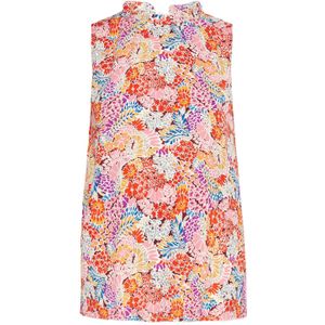 FELIPA Blouse 'Spring Summer'  blauw / rosa / rood / wit