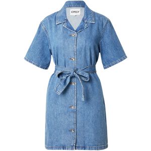 Onlellie - Korte Jurk - Denim - Regular Fit - V-Hals