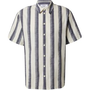 DAN FOX APPAREL Overhemd 'Anthony'  grijs / offwhite