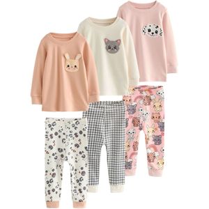 Next Nachtkledij  ecru / donkergrijs / abrikoos / rosa