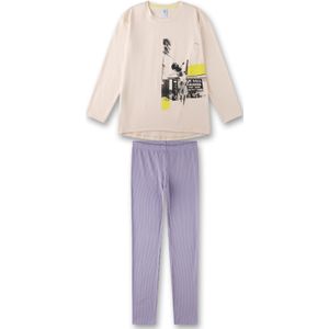 Sanetta Nachtkledij  beige / indigo / geel / zwart