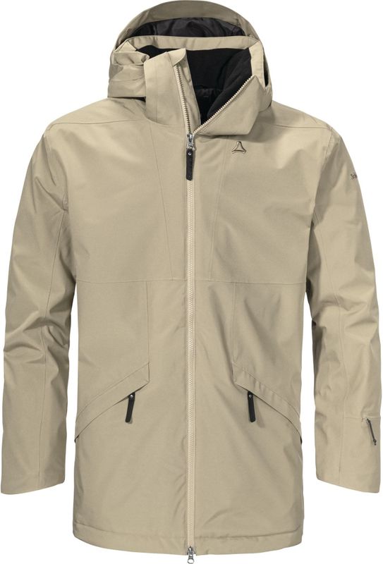 Schöffel - Urban Ins Parka Style Malkay MNS - Lang Jack - Bruin - Met Capuchon