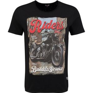 Key Largo Shirt 'Tour'  gemengde kleuren / zwart