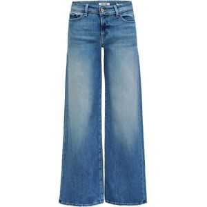 Salsa - 21010597 - Lage Taille Jeans - Blauw - Wijde Pijpen