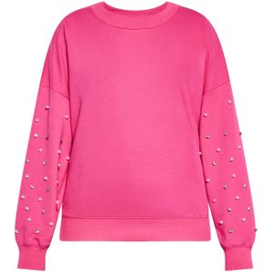 faina Sweatshirt  pink / transparant / parelwit