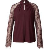 VERO MODA - VMMILLA - Blouse - Wijnrood - Lange Mouw