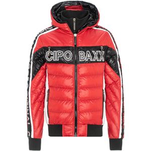 CIPO & BAXX Tussenjas  rood / zwart / wit