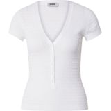 DRYKORN - ALKUNA - Trui - Wit - Slanke Pasvorm - Kwartmouw